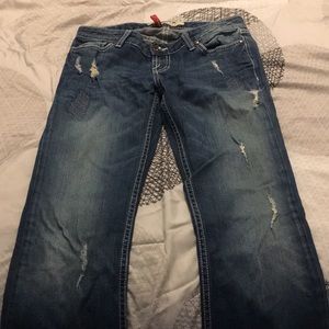 BKE denim boot cut pant. Size 27.